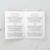 Elegante moderne Waterverf groen tweevoudige bruil Programma (Binnen)