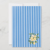 Elegante moderne waterverf main squeeze bruidsscho kaart (Achterkant)