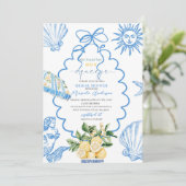 Elegante moderne Waterverf Main squeeze bruidswink Kaart (Staand voorkant)