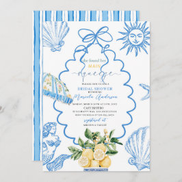 Elegante moderne Waterverf Main squeeze bruidswink Kaart