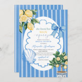 Elegante moderne Waterverf Main squeeze bruidswink Kaart (Voorkant / Achterkant)