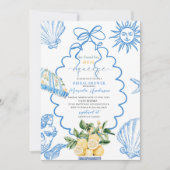 Elegante moderne Waterverf Main squeeze bruidswink Kaart (Voorkant)