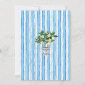 Elegante moderne Waterverf Main squeeze bruidswink Kaart (Achterkant)