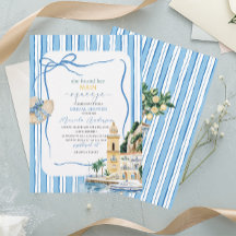 Elegante moderne Waterverf Main squeeze bruidswink