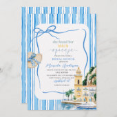 Elegante moderne Waterverf Main squeeze bruidswink Kaart (Voorkant / Achterkant)