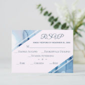 ** Elegante moderne Waterverf RSVP bruiloft (Staand voorkant)