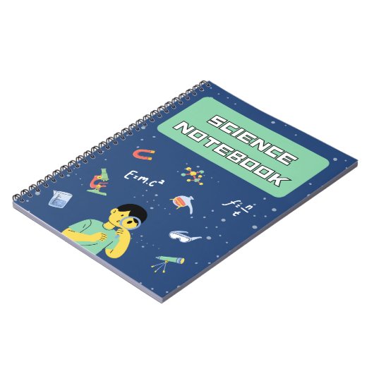 Elegante moderne wetenschap notitieboek (Linkerzijde)