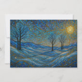Elegante Moderne Whimsicale Unieke Boho Kerstkaart (Voorkant)