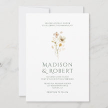 Elegante moderne Wildflower bruiloft