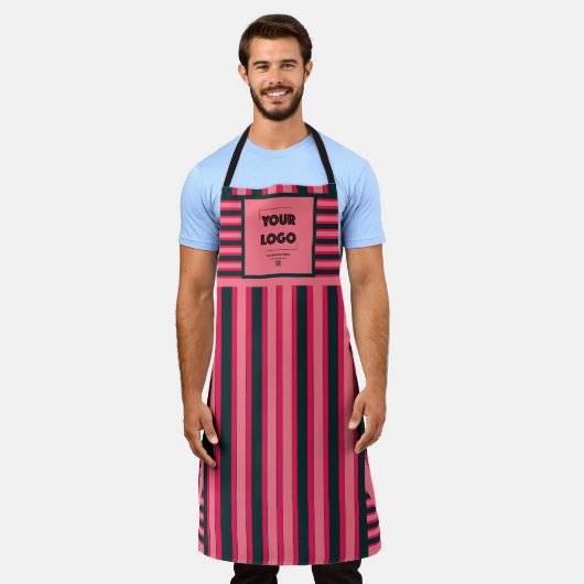 Elegante moderne zakelijke aangepaste Logo Schort (Gedragen)