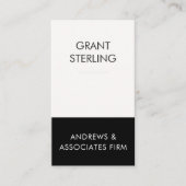 Elegante moderne zakelijke visitekaartje (Voorkant)