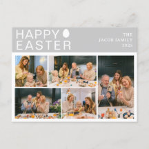 Elegante moderne zegen Pasen Familie Vijf foto