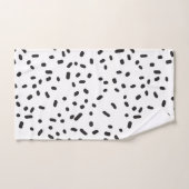 Elegante moderne zwarte en witte badhanddoeken bad handdoek (Handdoek)