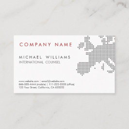 ELEGANTE MODERNO MAPA EUROPA INTERNACIONAL BLANCO VISITEKAARTJE