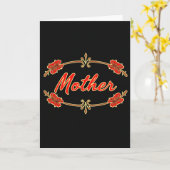 Elegante Moeder Bloemkaart Kaart (Gele Bloem)