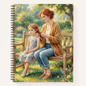 Elegante Moeder & Dochter Journal met Naam Notitieboek (Voorkant)