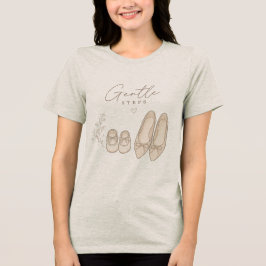 Elegante Moeder- en Babyschoenen "Gentle Steps" Il Tri-Blend Shirt
