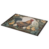 Elegante Moeder Kip Met Kuikens Snijplank (Hoek)