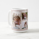 Elegante Moeder Script Snapshot Moederdag Foto Koffiemok (Voorkant links)