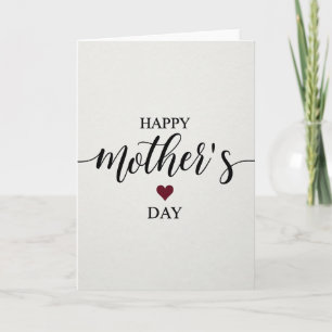 Elegante Moeder Serif Script Kaart