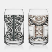 elegante moeder | Vader van de bruid gepersonalise Blikvorm Glas (Links)
