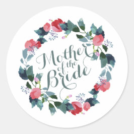 Elegante moeder van de bruid bruiloft | Sticker Se
