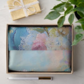 Elegante Moederdag Bloemenkikker Decoupage Tissuepapier (Geschenk)