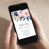 Elegante Moederdag brunch Kaart