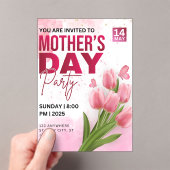 Elegante Moederdag brunch uitnodiging (Insitu (Draagbaar))