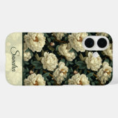 Elegante Moederdag Cadeaupioen Roos Naam Case-Mate iPhone Case (Achterkant (horizontaal))