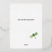 Elegante Moederdag Folie Feestdagenkaart (Achterkant)