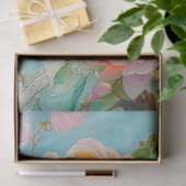 Elegante Moederdag Frog in Bloemen Pet Decoupage Tissuepapier (Geschenk)