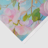 Elegante Moederdag Frog in Bloemen Pet Decoupage Tissuepapier (Detail)