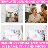 Elegante Moederdag in waterverf bloemenstijl Kaart