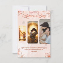 Elegante Moederdag Kaart - een oprecht eerbetoon