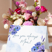 Elegante Moederdag Kaart met Bloemen Waterverf