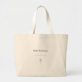 Elegante Moederdag-Tas Grote Tote Bag (Voorkant)