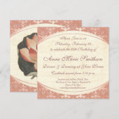 Elegante Moeders 60ste Verjaardag  Partij Kaart (Voorkant / Achterkant)