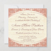 Elegante Moeders 60ste Verjaardag  Partij Kaart (Voorkant)