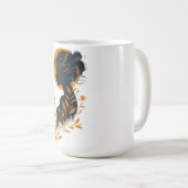 Elegante Mok met Silhouet van Vrouw Kunst (Voorkant rechts)