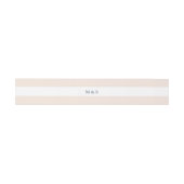 Elegante Monochromatische Blush Gepersonaliseerd Uitnodigingen Wikkel (Vlak)