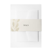 Elegante Monochromatische Pastel Aarde Gepersonali Uitnodigingen Wikkel (Voorkant Voorbeeld)