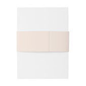 Elegante Monochromatische Pastel Roze Gepersonalis Uitnodigingen Wikkel (Achterkant Voorbeeld)