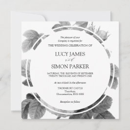 Elegante monochrome antieke Franse Rozen