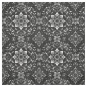 Elegante monochrome  bloemstof stof (Swatch)