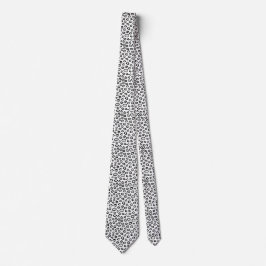 Elegante monochrome katachtige elegantie stropdas