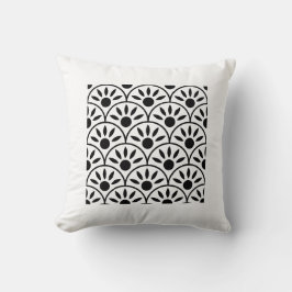 Elegante monochrome vierkante kussen | Minimalisti