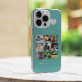 Elegante monogram 9 foto collage Case-Mate iPhone case