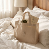 Elegante Monogram Aangepaste Trouw Welkomsttas Mini Tote Bag