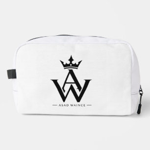 Elegante Monogram AW Make-uptas - Minimalistische  Toilettasje